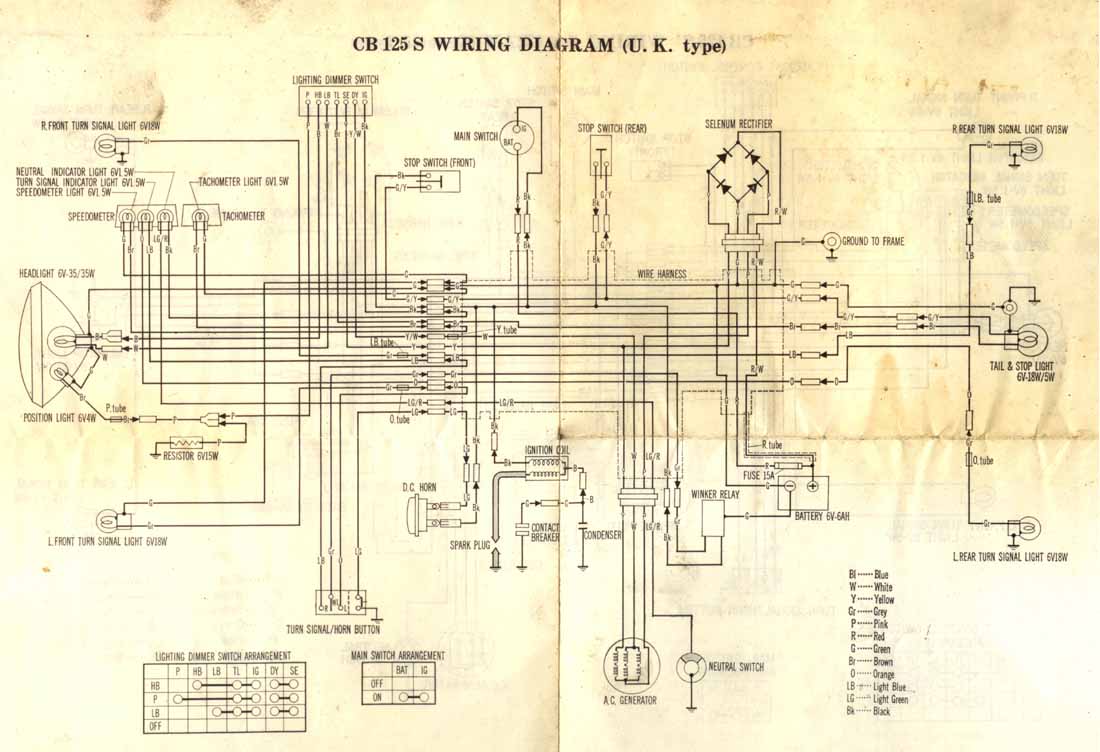 Honda Cb125 Wiring Diagram - 4K Wallpapers Review